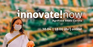 Flyer der Online-Konferenz innovate!now.