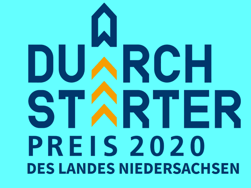 Symbolbild vom Durchstarterpreis 2020.