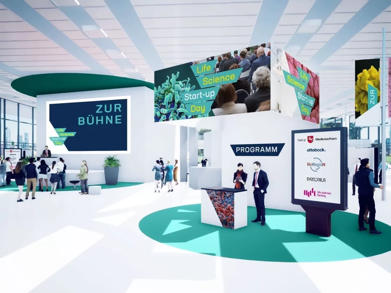 Die virtuelle Konferenz zum Life Science Start-up Day.