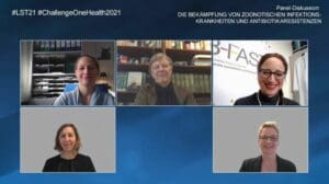 Onlinediskussion beim Niedersächsischen Life Science Tag 2021 mit Professor Osterhaus.