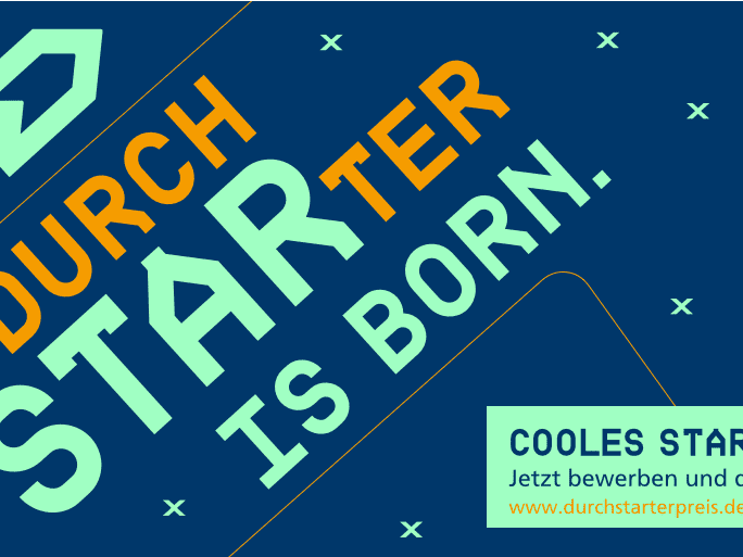 Banner des Durchstarter Preis 2021.
