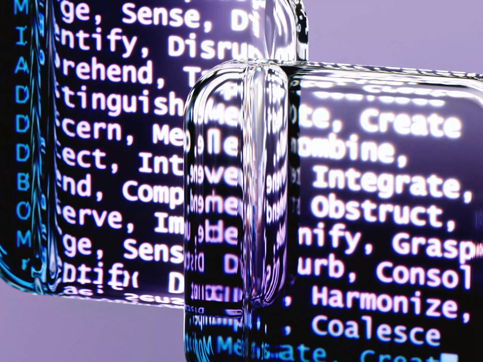 Ein Symbolbild für Künstliche Intelligenz: Code in abstrakter Form