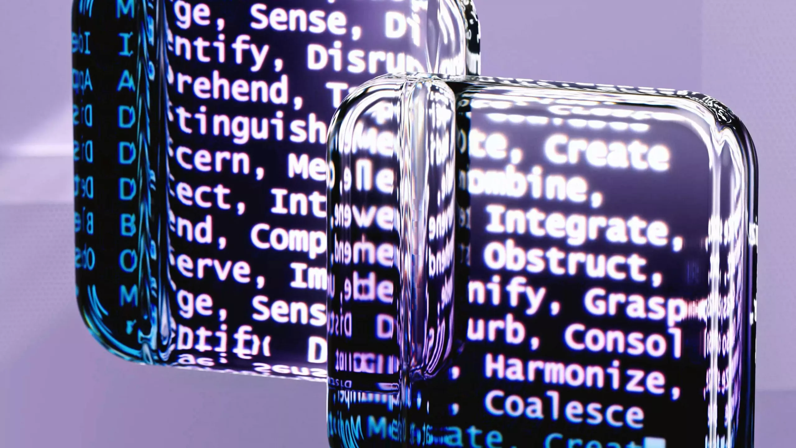 Ein Symbolbild für Künstliche Intelligenz: Code in abstrakter Form