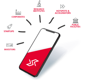 Who is innomatch for? Public Facilities, Hotspots, Research Institutes, Corporates, Startups and Investors.