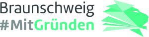 Logo Braunschweig #mitGründen.