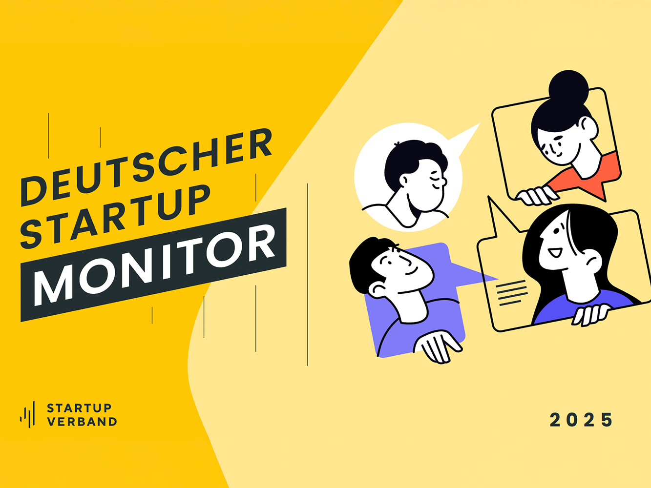 Grafik Deutscher Startup Monitor 2025