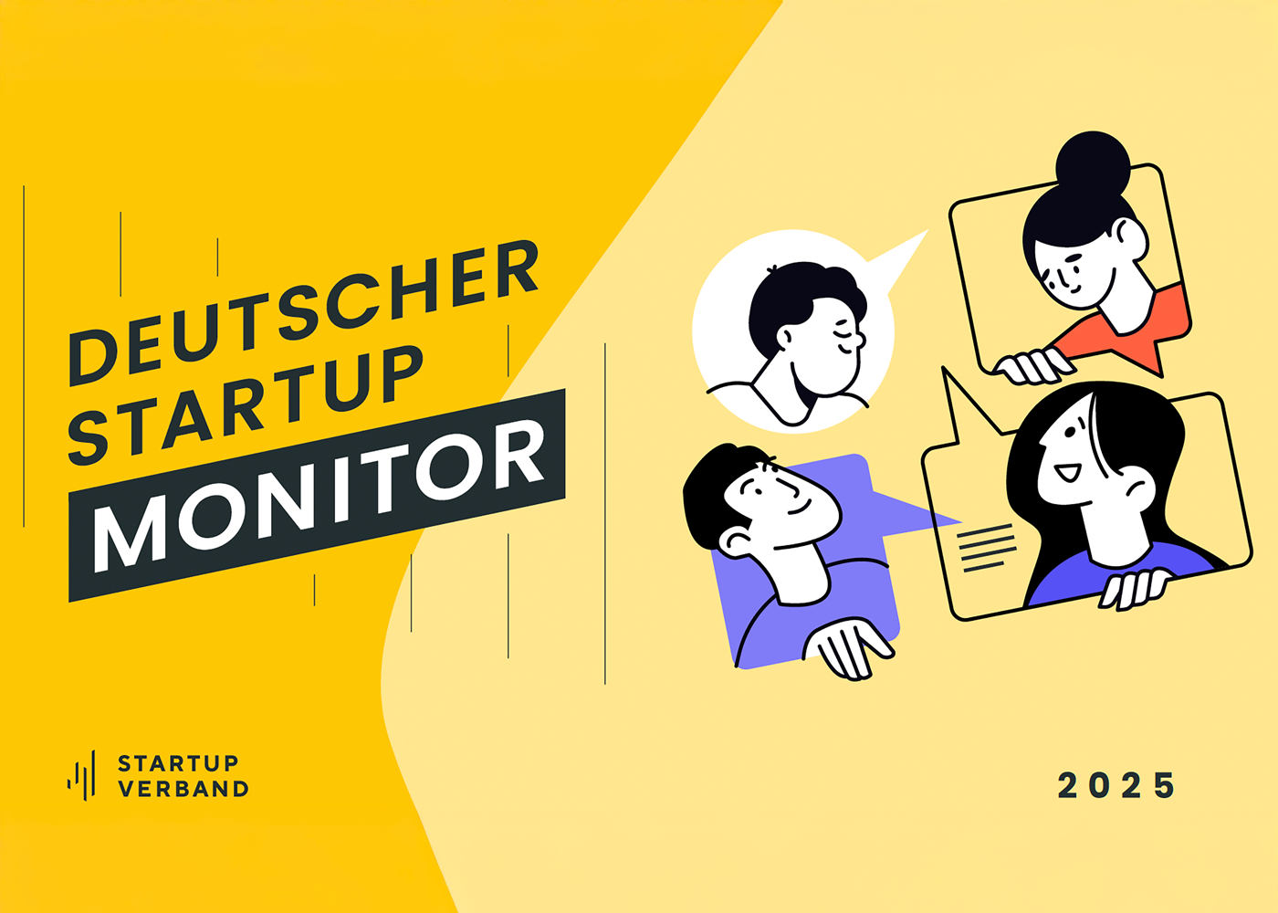 Grafik Deutscher Startup Monitor 2025