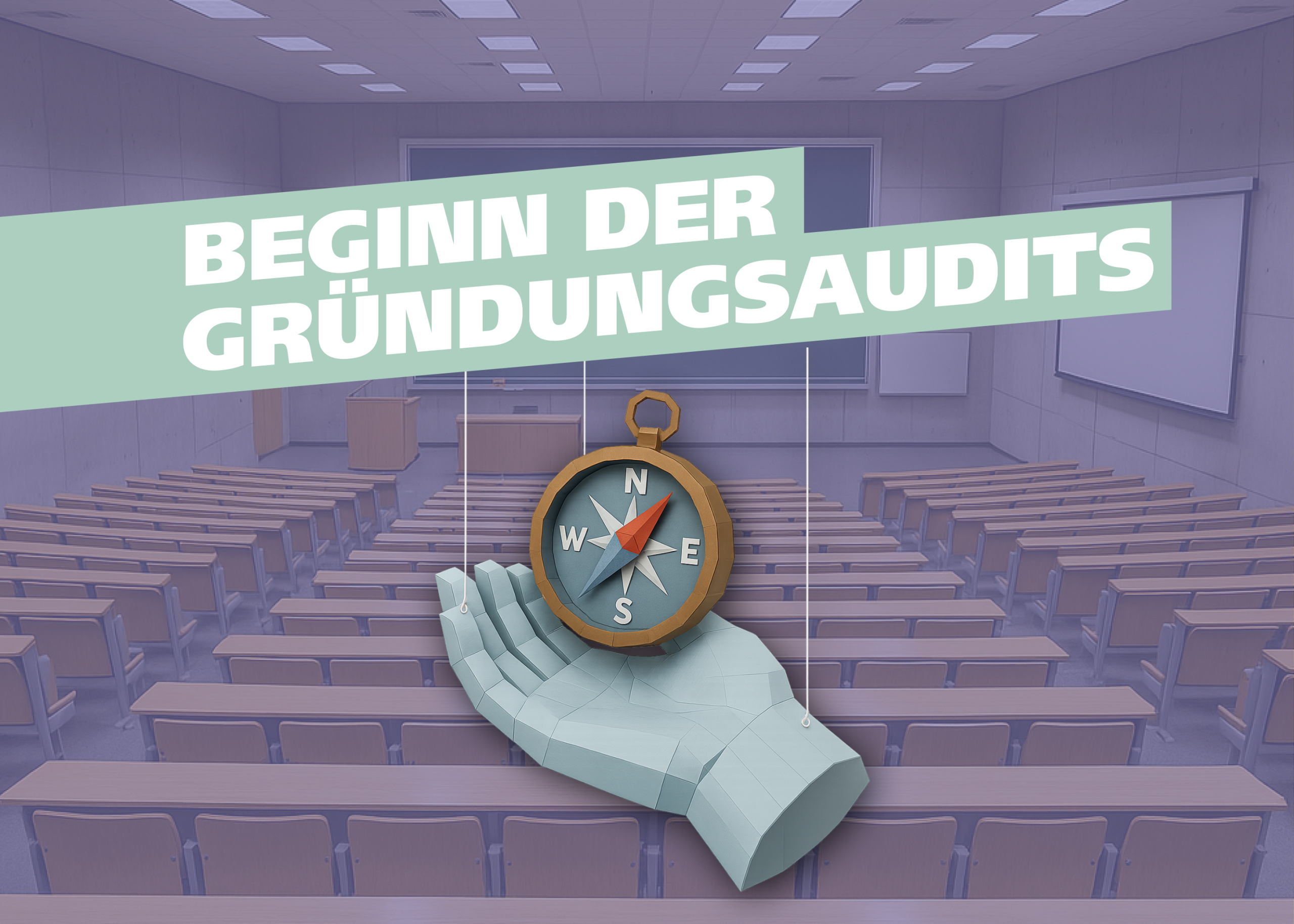 Grafik Beginn der Gründungsaudtis