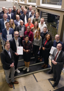 Gruppenbild Startup-Zentren Bescheidübergabe