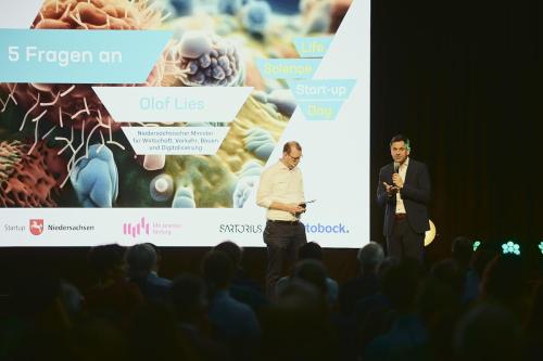 Eindrücke der Veranstaltung "Life Science Startup Day 2024" in Göttingen.