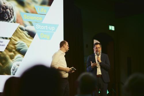 Eindrücke der Veranstaltung "Life Science Startup Day 2024" in Göttingen.