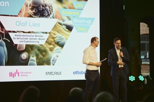 Eindrücke der Veranstaltung "Life Science Startup Day 2024" in Göttingen.