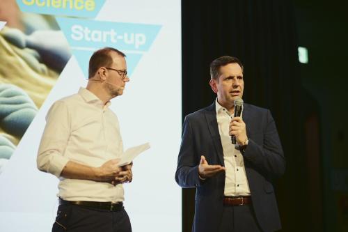 Eindrücke der Veranstaltung "Life Science Startup Day 2024" in Göttingen.