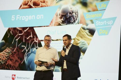 Eindrücke der Veranstaltung "Life Science Startup Day 2024" in Göttingen.