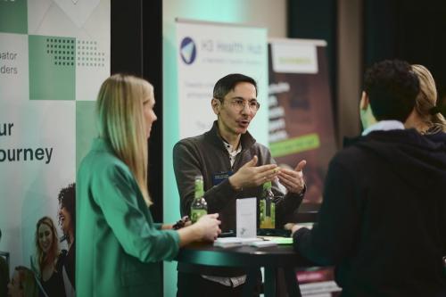 Eindrücke der Veranstaltung "Life Science Startup Day 2024" in Göttingen.
