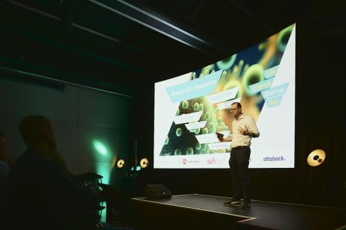 Eindrücke der Veranstaltung "Life Science Startup Day 2024" in Göttingen.