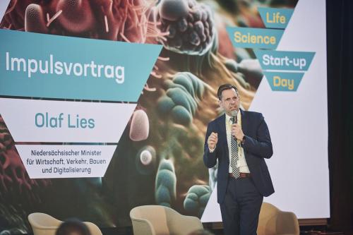 Foto der Veranstaltung Life Science Startup Day 2023 in Göttingen.