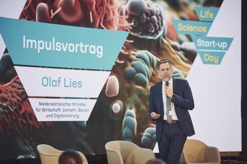 Foto der Veranstaltung Life Science Startup Day 2023 in Göttingen.