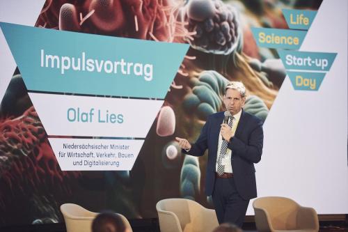 Foto der Veranstaltung Life Science Startup Day 2023 in Göttingen.