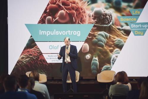Foto der Veranstaltung Life Science Startup Day 2023 in Göttingen.