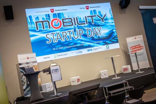 Fotos der Veranstaltung Mobility Startup Day 2023 in Osnabrück.